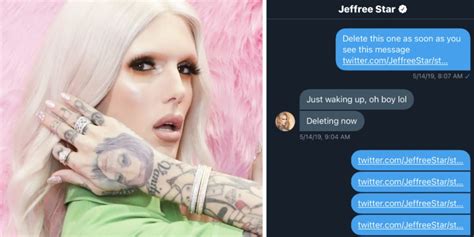 jeffree star leaked|Jeffree Star: Leaked Messages Show Fan Helped Him Delete。